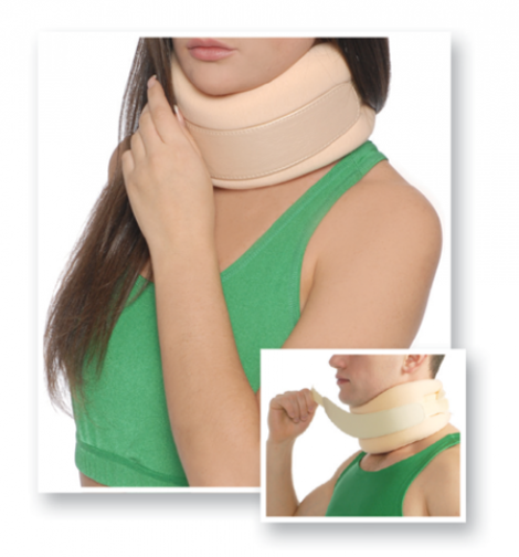 Soft Fixation Cervical Collar with Rigid Panel
