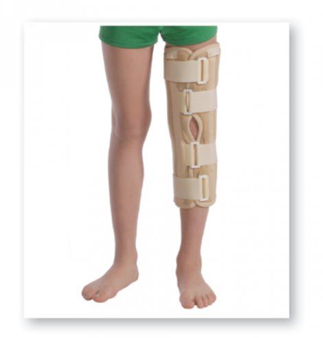 Knee Immobilizer with Ribs and Intensive Fixation (The Tutor)