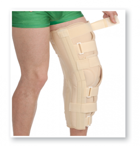Knee Immobilizer With Ribs And Intensive Fixation (The Tutor) (Art. # 6113)